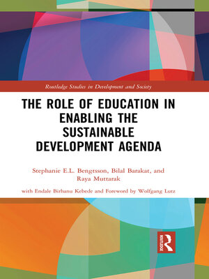 cover image of The Role of Education in Enabling the Sustainable Development Agenda